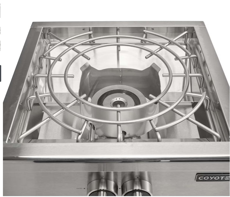 Coyote 24 Inch Built-In Gas Power Burner