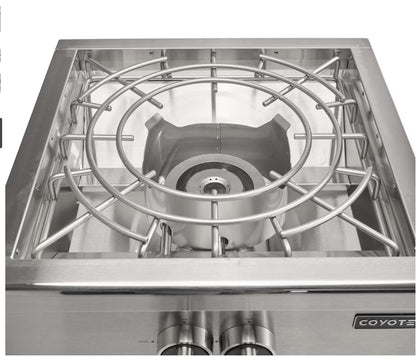 Coyote 24 Inch Built-In Gas Power Burner