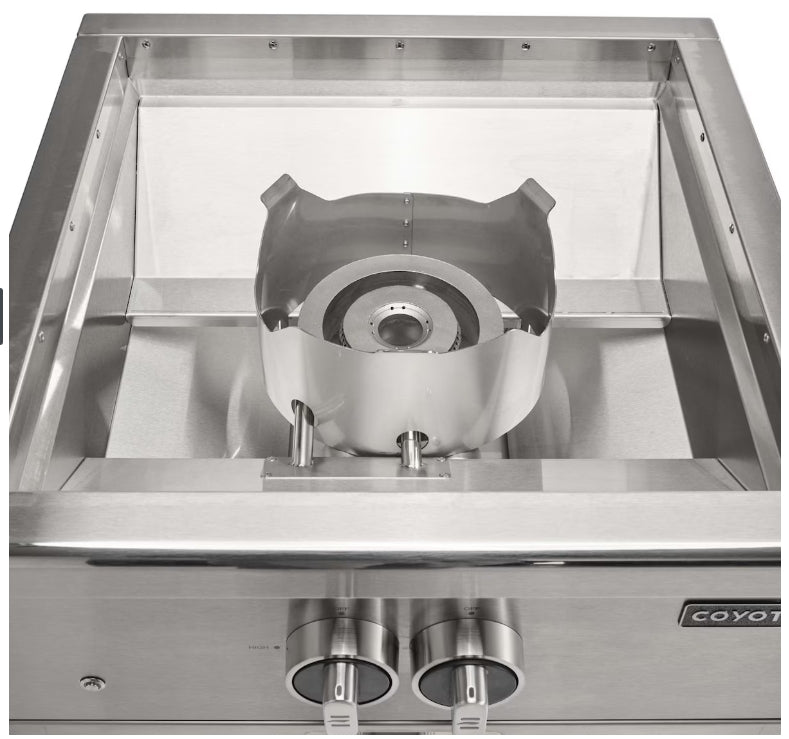 Coyote 24 Inch Built-In Gas Power Burner