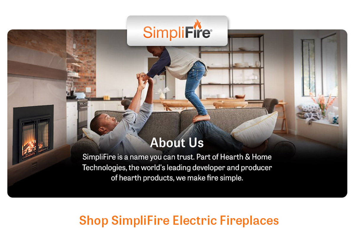 SimpliFire 30" Electric Fireplace Insert