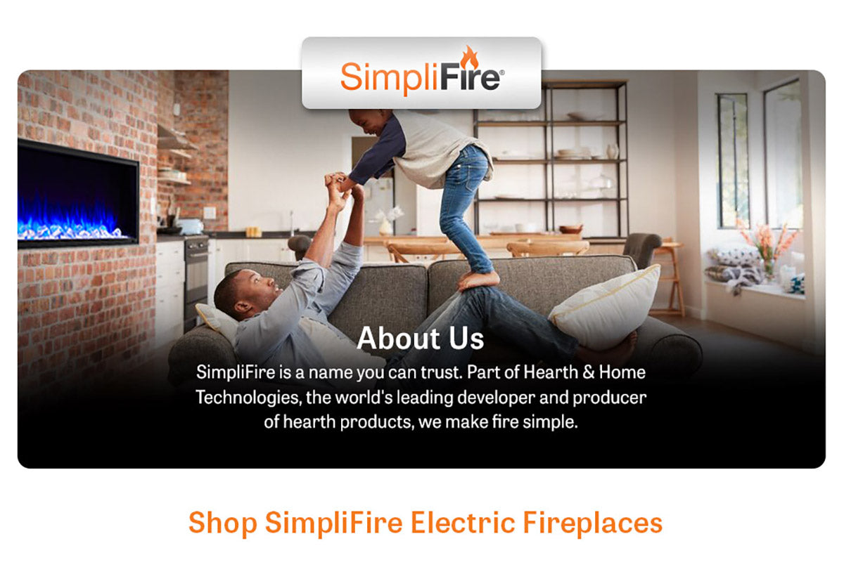 SimpliFire Scion 43'' Built-In Linear Electric Fireplace