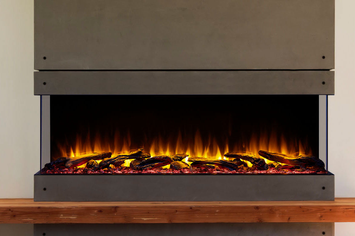 SimpliFire Scion Trinity 55" Multi-Side View Built In Electric Fireplace