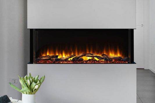SimpliFire Scion Trinity 43" Multi-Side View Built In Electric Fireplace