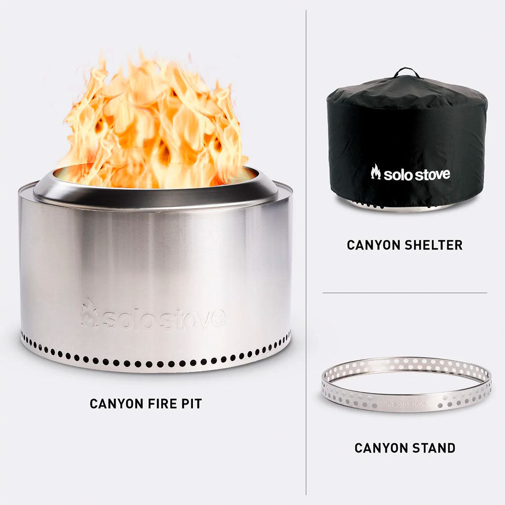 Solo Stove Canyon 2.0 Fire Pit Bundle | BBQ Generals