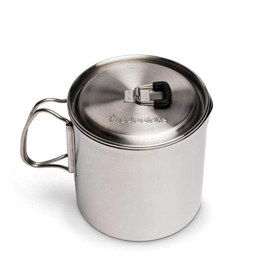 Solo Stove Pot 900 30 oz Lightweight Stainless Steel Cooking Pot