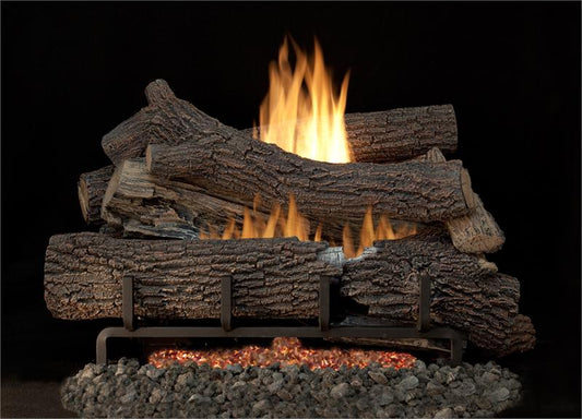Monessen - Mountain Oak 30" Gas Log Set for Lumonessen Vent-Free Burner | MTNOK-30