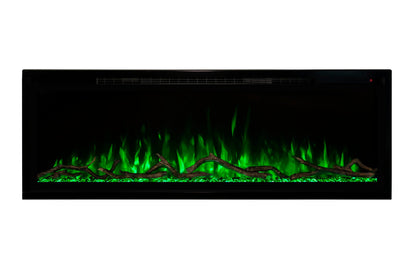 Modern Flames Spectrum Slimline 74'' Wall Mount / Recessed Linear Electric Fireplace