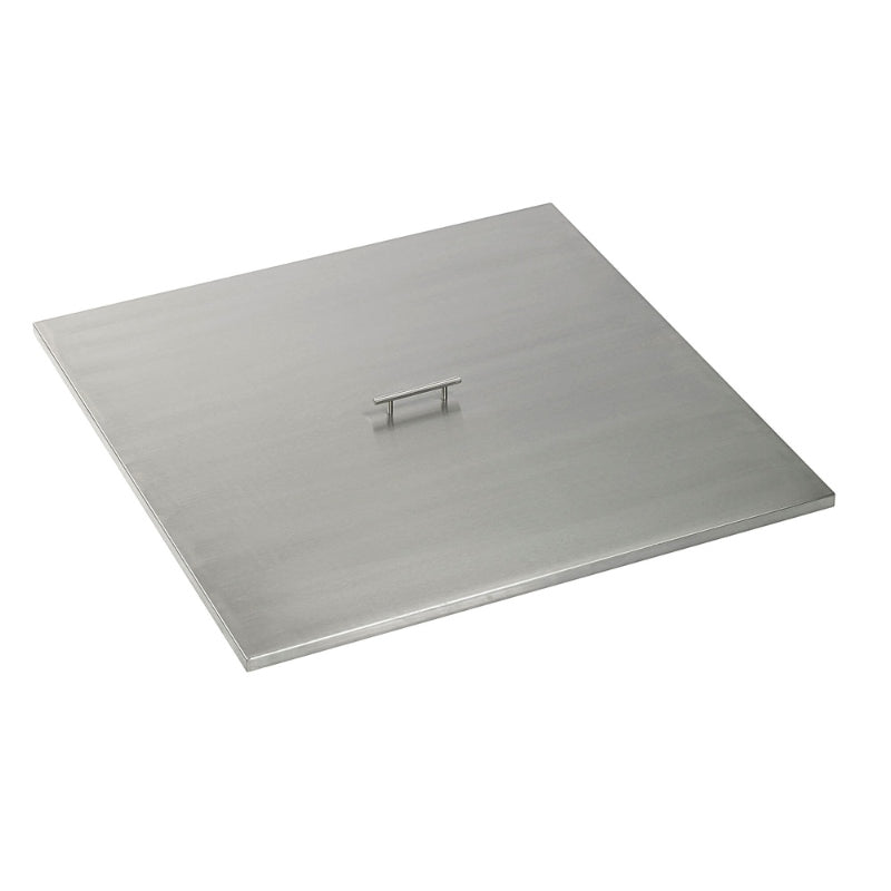 TOP Stainless Steel Cover with Handle For Square Fire Pits & Bowls