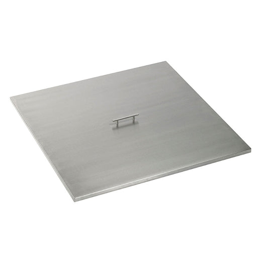 TOP Stainless Steel Cover with Handle For Square Fire Pits & Bowls