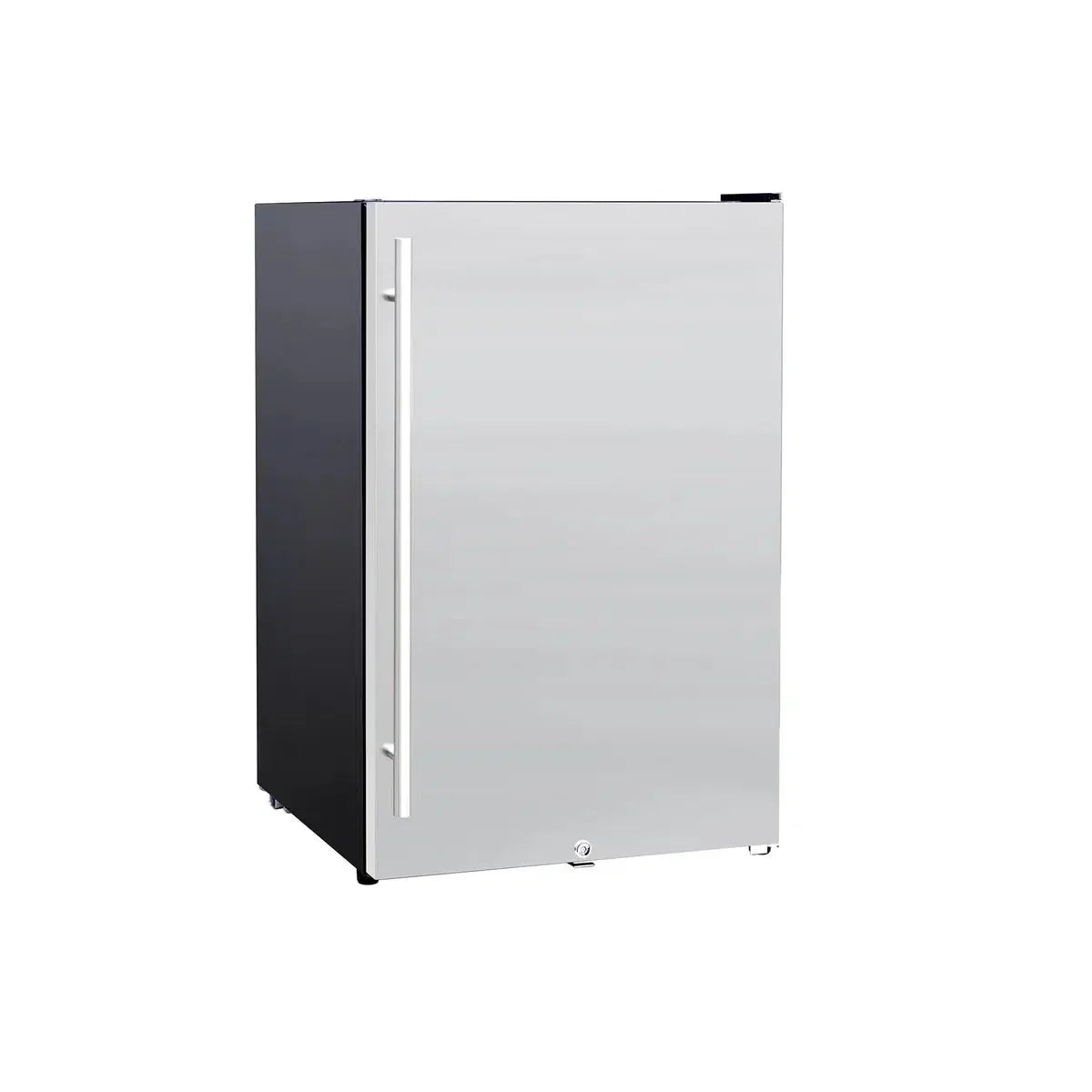 Summerset 22-Inch 4.1C Deluxe Outdoor Rated Compact Refrigerator With Stainless Steel Door & Left Handle