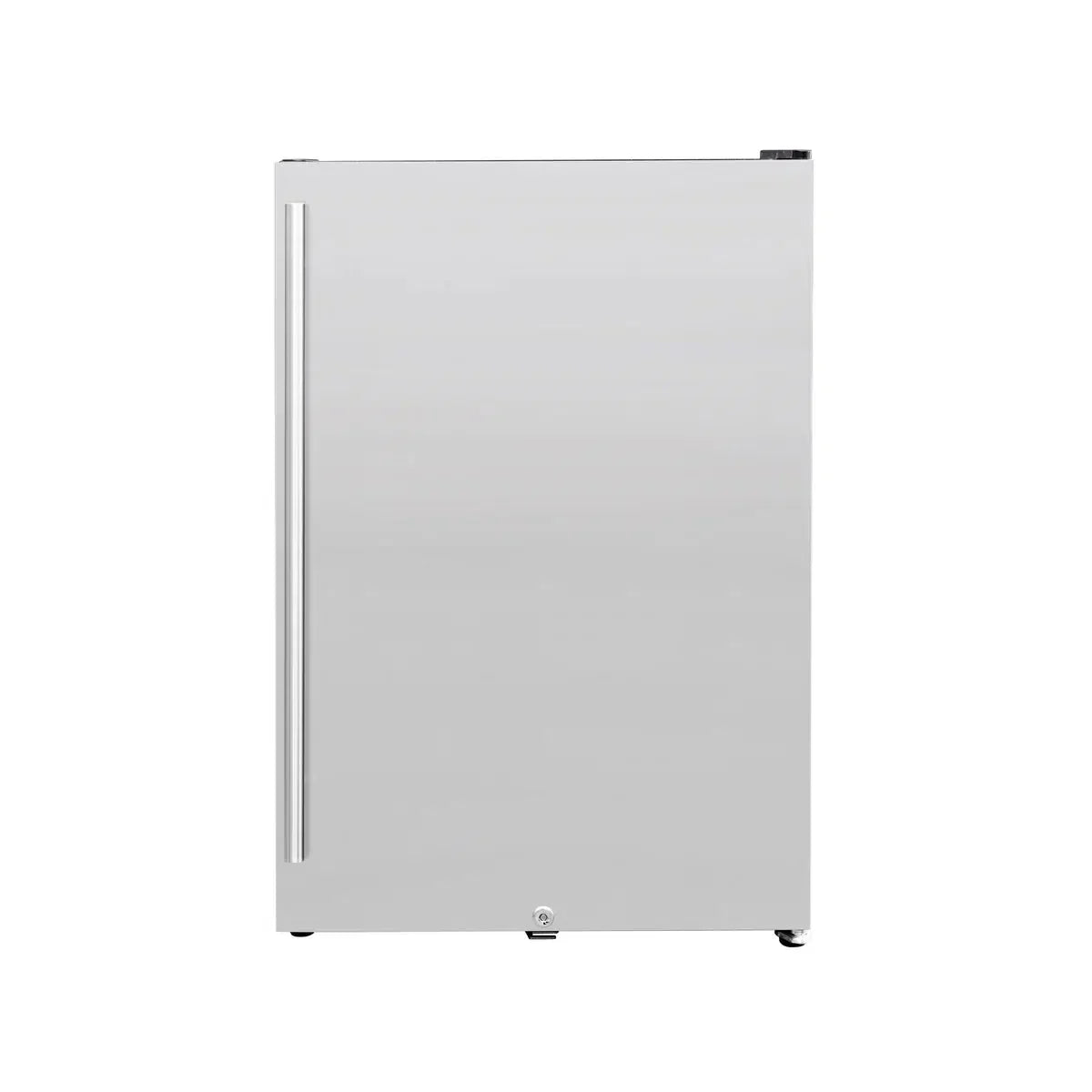 Summerset 22-Inch 4.1C Deluxe Outdoor Rated Compact Refrigerator With Stainless Steel Door & Left Handle