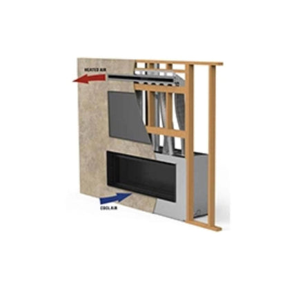 Superior HeatFlo Convection Air Circulation Kit for DRL2045 and DRL3545 Gas Fireplaces - F4454
