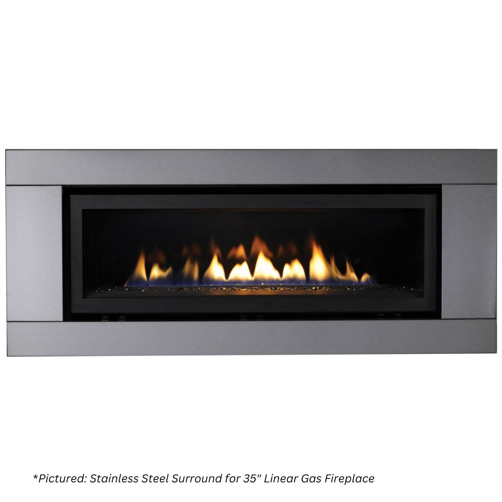 Superior 45" Direct Vent Linear Gas Fireplace | DRL2045