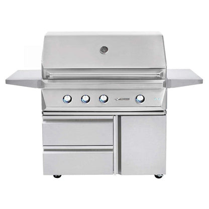 Twin Eagles 42-Inch Freestanding Gas Grill With Drawers And Door