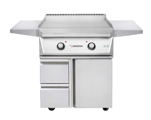 Twin Eagles Freestanding Teppanyaki Gas Griddle With Drawers And Door