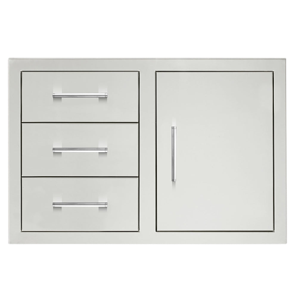 Summerset 33-Inch 3-Drawer & Access Door Combo - DC3-33