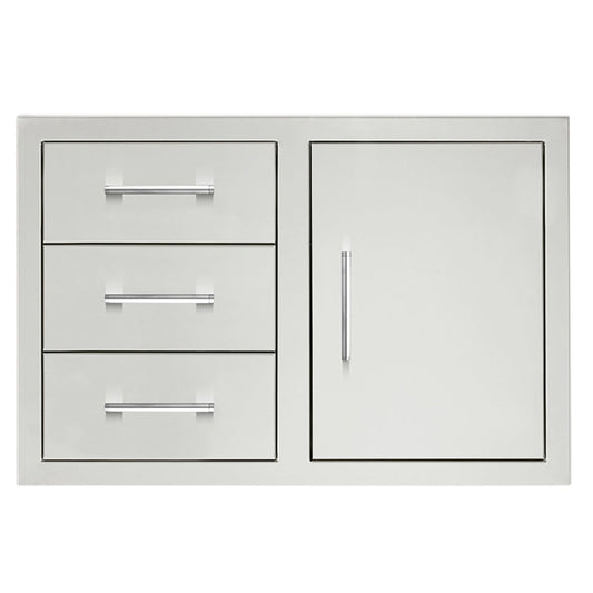 Summerset 33-Inch 3-Drawer & Access Door Combo - DC3-33