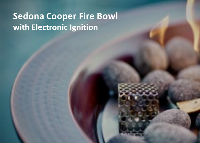 Sedona Copper Fire & Water Bowl