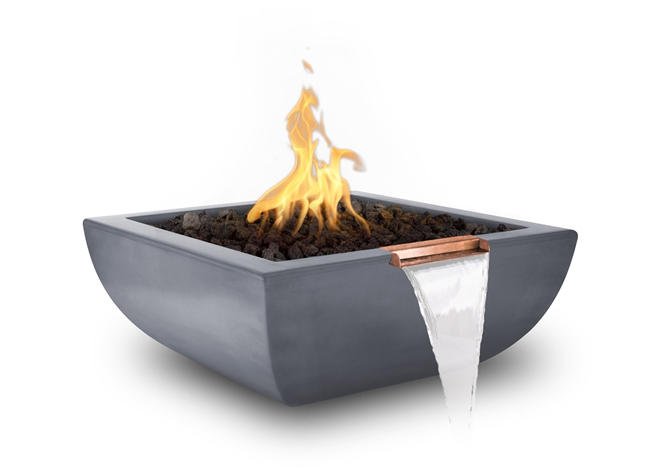 Avalon Concrete Fire & Water Bowl