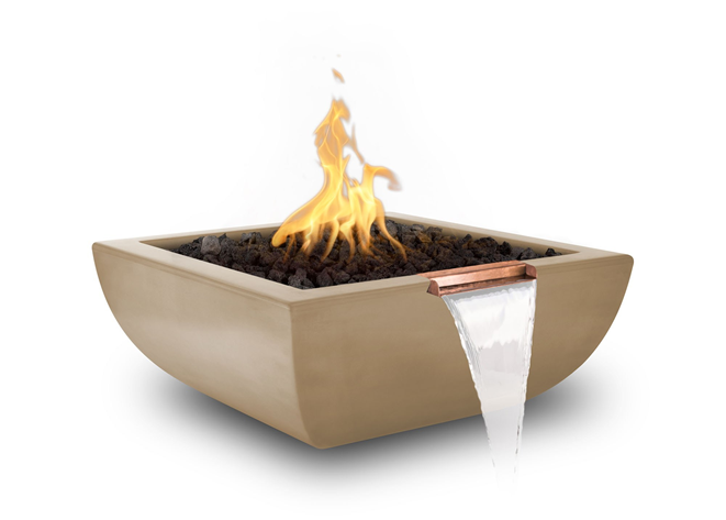 Avalon Concrete Fire & Water Bowl