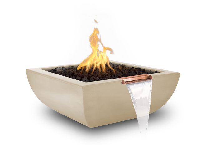 Avalon Concrete Fire & Water Bowl