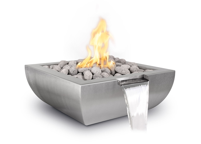 Avalon Stainless Steel Fire & Water Bowl