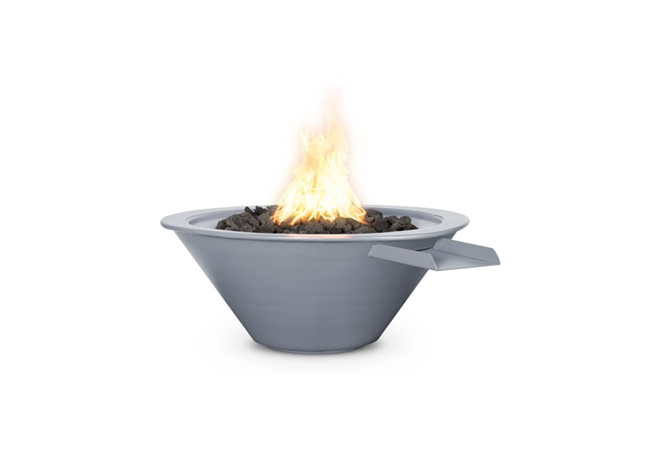 Cazo Powdercoated Steel Fire & Water Bowl