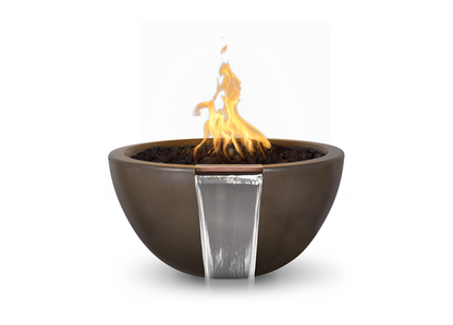 Luna Concrete Fire & Water Bowl