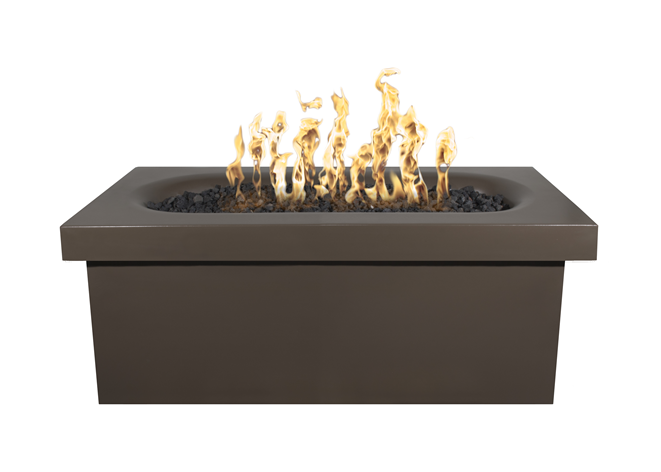 Ramona Rectangular Concrete Fire Table