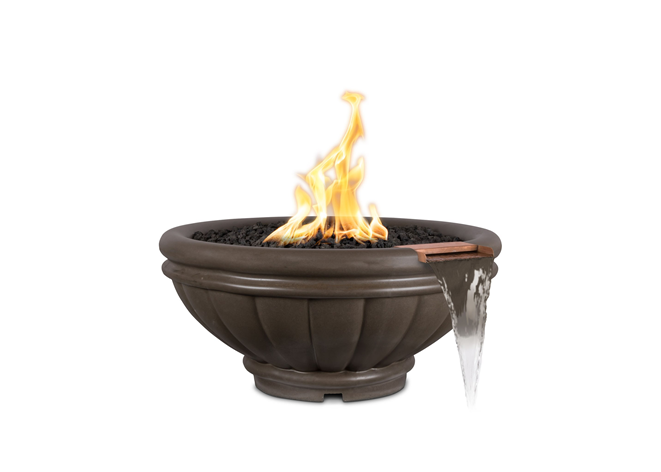 Roma Concrete Fire & Water Bowl