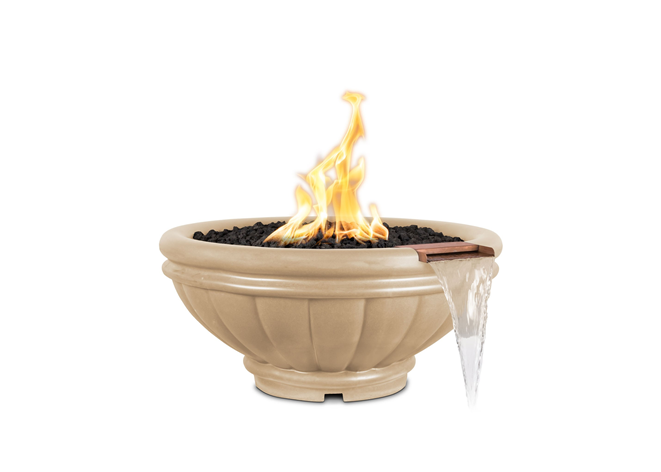 Roma Concrete Fire & Water Bowl