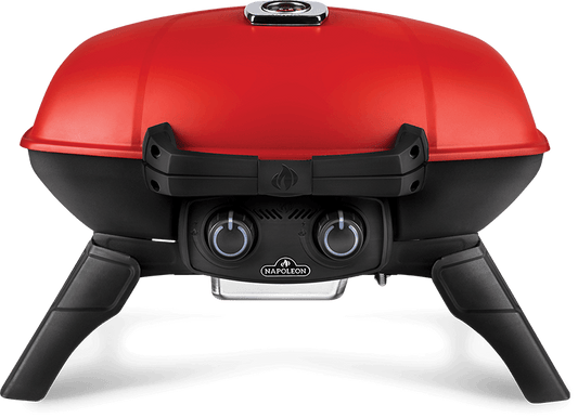 Napoleon TravelQ 285 (RED) Portable Propane Gas Grill with Griddle TQ285-RD-1-A