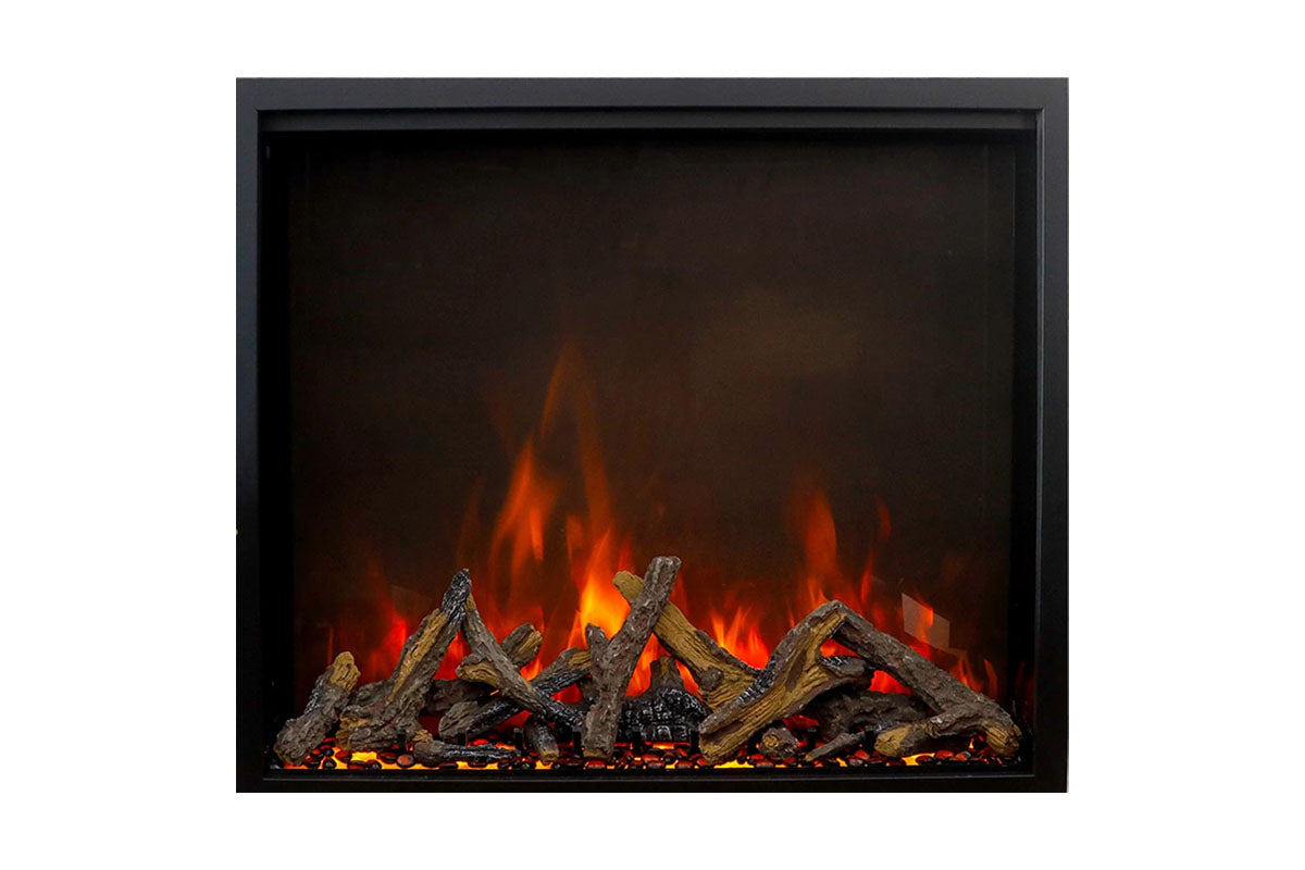 Amantii Traditional Lumina 48-Inch Built-In Indoor/Outdoor Smart Electric Firebox Insert