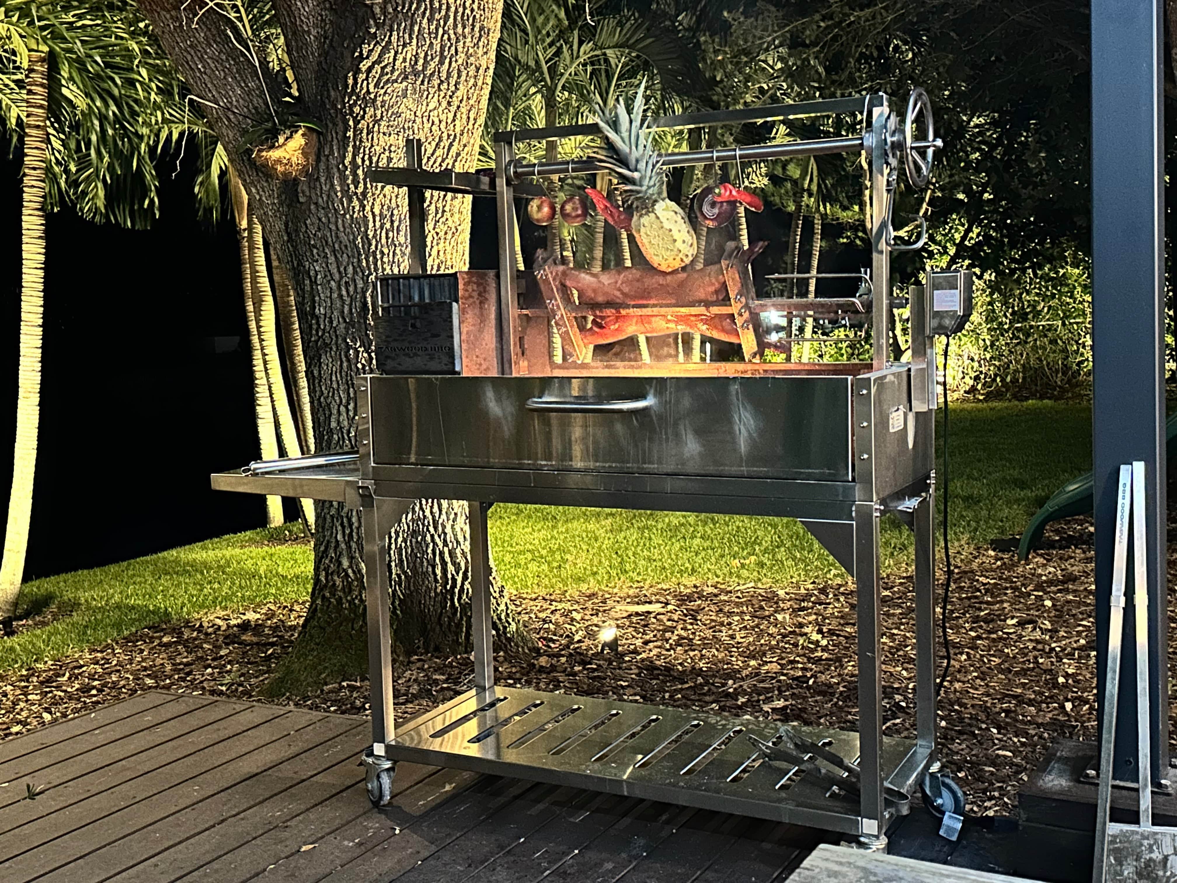 Tagwood BBQ Stainless Steel Rotisserie Kit For BBQ03SS, BBQ03SI, BBQ05SS, BBQ23SS, & BBQ25SS Grills - BBQ50SS