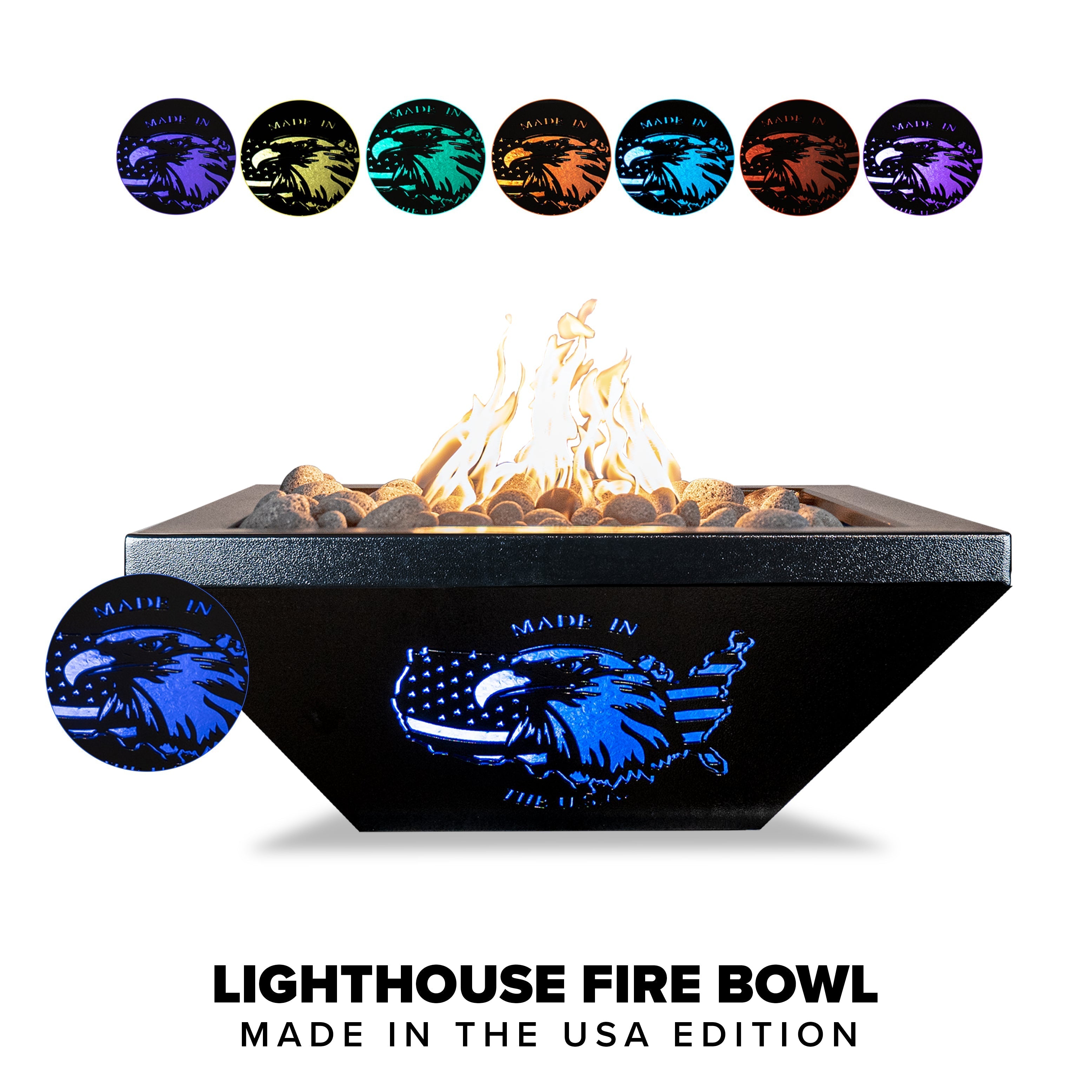 The Outdoor Plus Lighthouse Fire Bowl