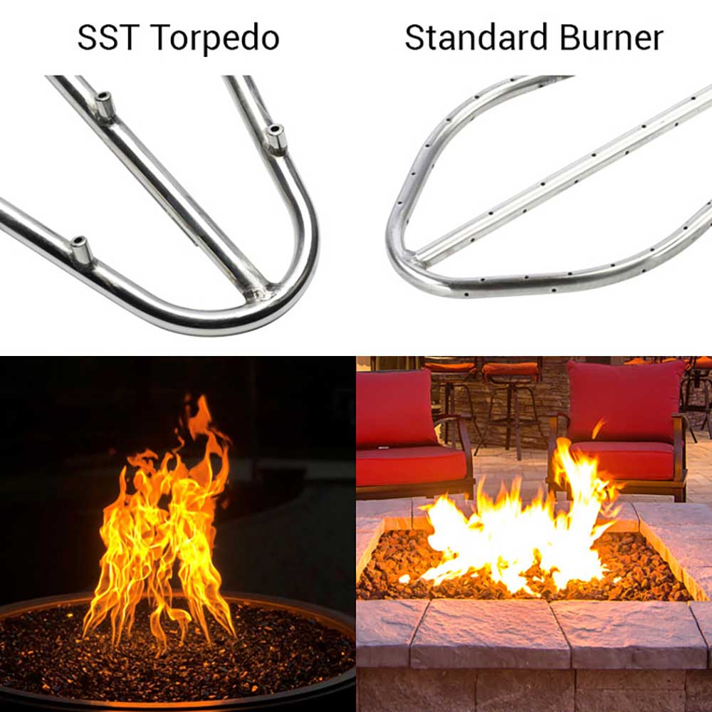 Aluminum Spun Torpedo Fire Bowl by HPC Fire