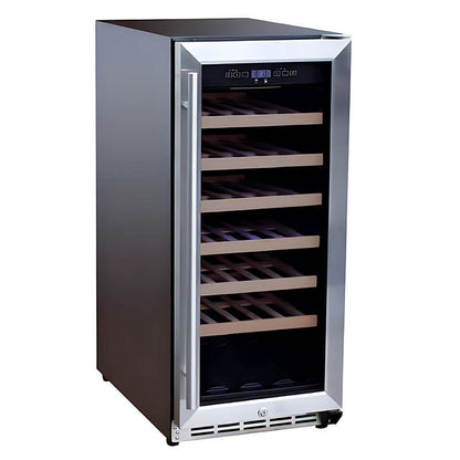 TrueFlame 15 Inch Outdoor Single Zone Wine Cooler - AMD-RFR-15W