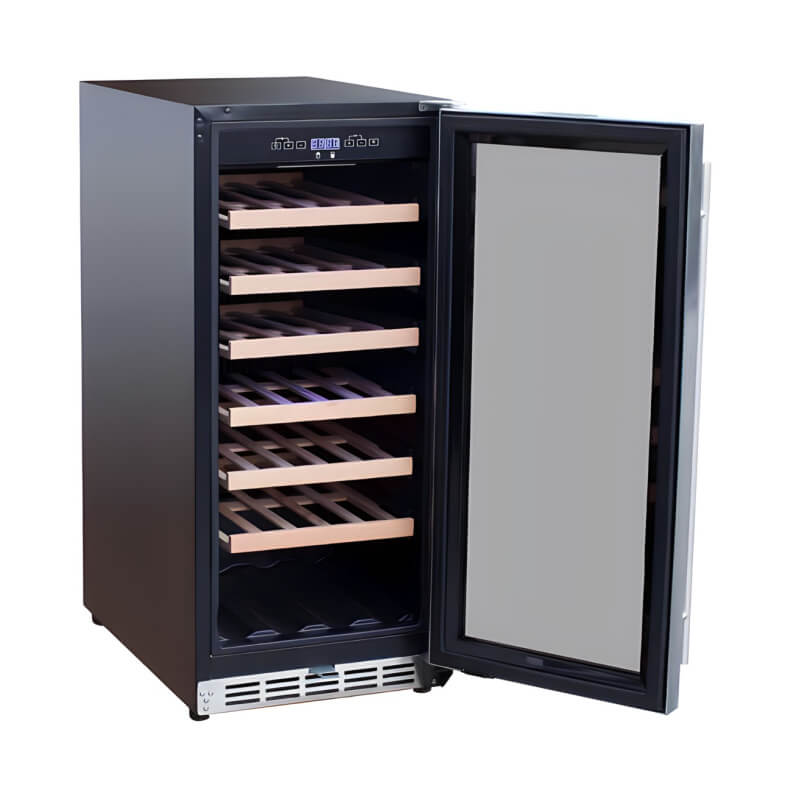 TrueFlame 15 Inch Outdoor Single Zone Wine Cooler - AMD-RFR-15W