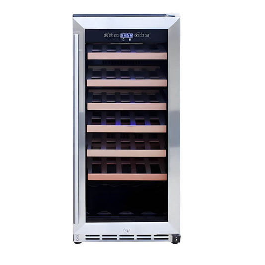 TrueFlame 15 Inch Outdoor Single Zone Wine Cooler - AMD-RFR-15W