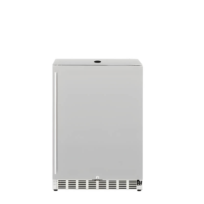 TrueFlame 24 Inch 6.6c Deluxe Outdoor Rated Kegerator - No Tap - AMD-RFR-24DK