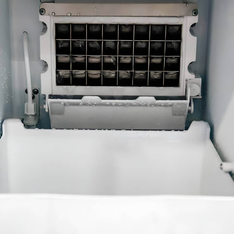 TrueFlame 15-Inch 50 Lbs Capacity Outdoor Rated Ice Maker - AMD-IM-15N