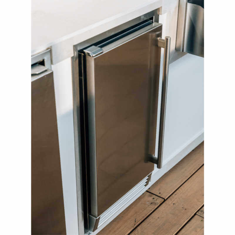 TrueFlame 15-Inch 50 Lbs Capacity Outdoor Rated Ice Maker - AMD-IM-15N