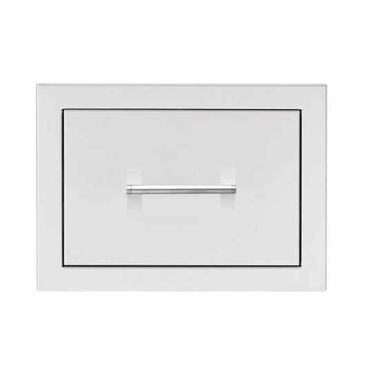TrueFlame 17-Inch Stainless Steel Flush Mount Single Drawer - TF-DR1-17