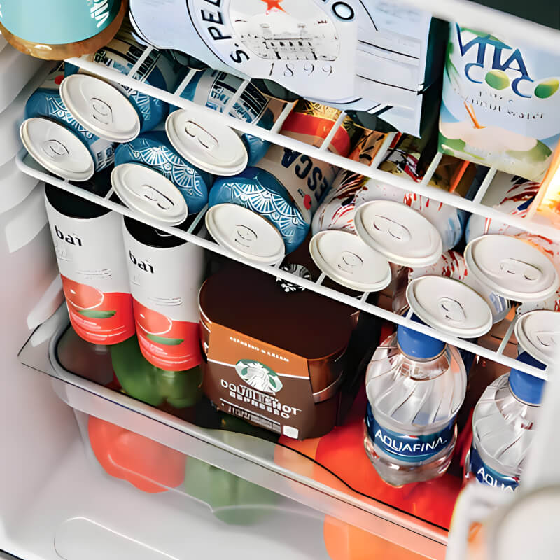 TrueFlame 22-Inch 4.1 Cu. Ft. Deluxe Compact Refrigerator - AMD-RFR-22D