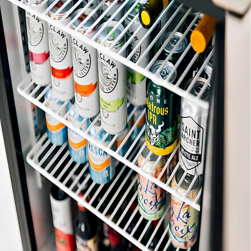 TrueFlame 24 Inch 5.3 Cu. Ft. Deluxe Outdoor Refrigerator - AMD-RFR-24S-A