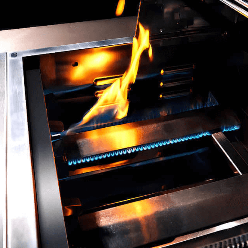 TrueFlame 25 Inch 3 Burner Built-In Gas Grill