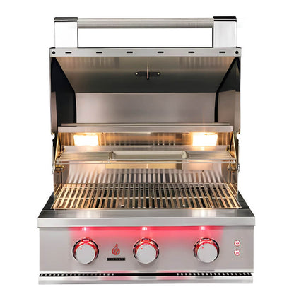 TrueFlame 25 Inch 3 Burner Built-In Gas Grill