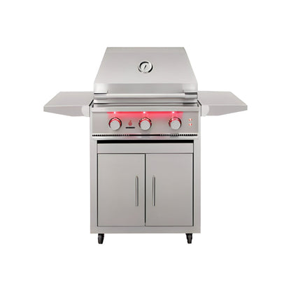 TrueFlame 25 Inch 3 Burner Freestanding Gas Grill