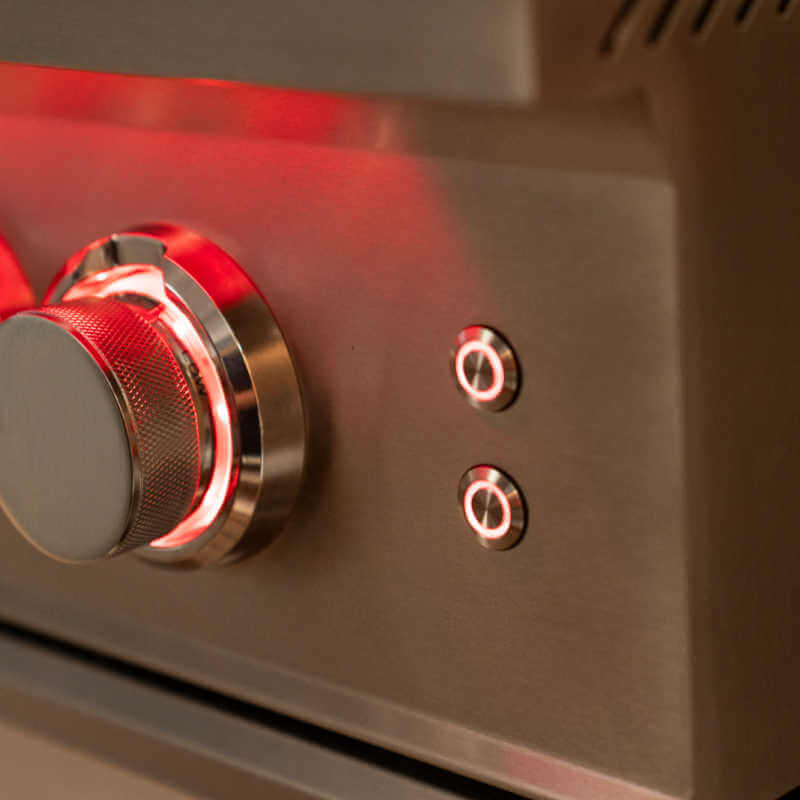 TrueFlame 25 Inch 3 Burner Built-In Gas Grill