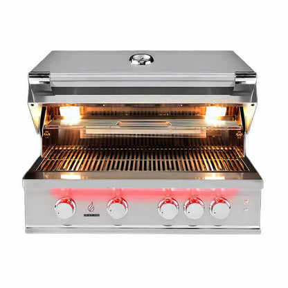TrueFlame 32 Inch 4 Burner Built-In Gas Grill